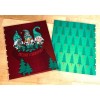 Handmade Gnomes Merry Christmas Holiday Cover Set 4 use with
