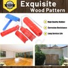 Mardatt Wood Graining Painting Tool Set MS16 MS21 Rubber Empaistic