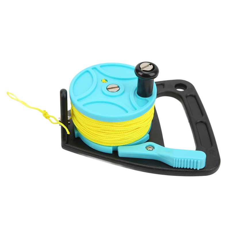 Portable Diving Handle Reel Scuba Diving Reel with Thumb Stopper