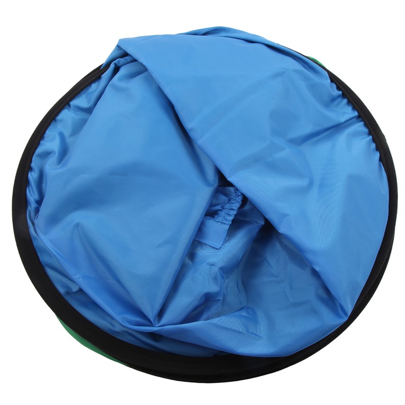 2 in 1 142cm Round Blue Green Screen Backdrop Double