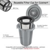 FOTRIC Newly upgraded Reusable Filter Cup for Cuisinart, Compatible with