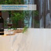 Vosign Short Shower Curtain Liner 66 Inch Length Clear Plastic