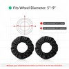Baby Stroller Wheel Cover Noise Reducing & Anti-Scratch Cart Wheel