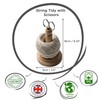 Muldale Traditional Twine Holder with Natural Cotton String and Stainless