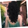 TOVINANNA Black Curly Wigs for Women Synthetic Afro Curly Hair