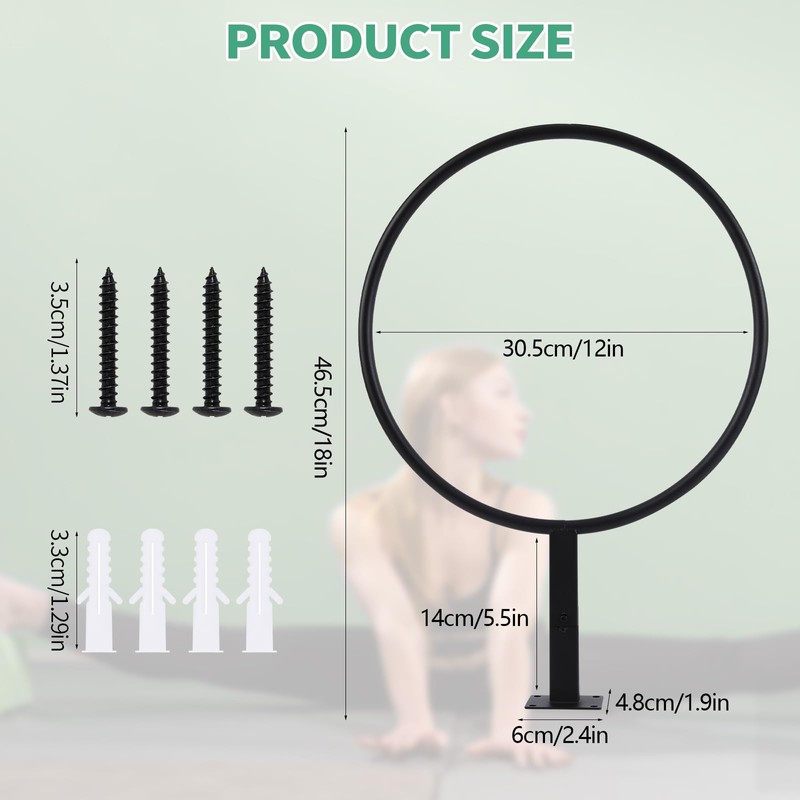 Large Stability Ball Storage Rack Exercise Dall Wall Holder Yoga