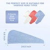LESHP Microfiber Hair Towel Wraps All Hair Types Lengths 3
