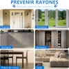 4 Piezas Protector de Puertas para Perro,Cinta Antiarañazos para Gatos,Protector