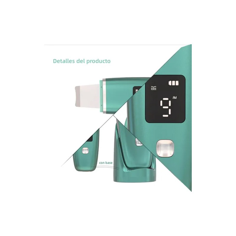 Limpiador Ultrasónico Portatil Skin Scrubber Limpieza Facial