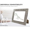 Photo Picture Frames 7 x 5, Silver, Pack of 3,
