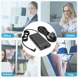 150W Laptop Power Supply Charging Cable for HP ZBook Studio G10 G8 G7 G6 G5/ZBook Power G10 G9 G8 G7/Firefly G10 G9 G8/Fury 15 17 G7 G8, 15u G3,15v x360 G5,Omen 15 17 Pavilion Gaming 15,Pavilion