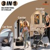 NUGUTIC Pet Stroller with 4 Wheels, Dog Stroller with Detachable
