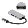 3 in 1 Hub Adapter TypeC to HDMI USB 3.1