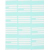Addis Perfect Fit Cover Aquagreen (L), Cotton, Aqua Green Stripe,