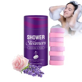 Lavender & Rose Bath Bombs - Gifts for Teenage Girls - Baths Gift Set for Long-Lasting Fragrance & Skin Nourishment - Shower Relaxing Spa Experience at Home - Bath Fizzers for Kids