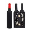 Wine Opener Set with Bottle-Shaped Holder – Corkscrew & Stopper