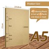 A5 Refill Paper Lined Paper, 3 Pieces, 6 Holes Ring