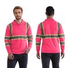 W&H High Visibility Reflective Polo Shirt for Men Safety Workwear