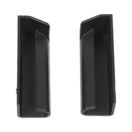 Short Rain Driverter Rain Gutter for Jeep Wrangler JL JT 4XE 2018 2019 2020 2021 2022 2023 2024 Roof Hard-Top ABS Rain Groove Diverter Exterior Accessories, Black, 2 PCs