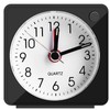 JOPHEK Mini Alarm Clock, Analogue Travel Alarm Clock with Snooze