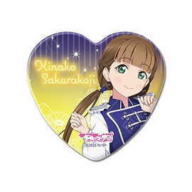SYNC INNOVATION "Love Live! Super Star!!" XF Kinako Sakurakoji, Vol. 2, Heart-shaped Can Badge H52mm x W57mm SYNC-LLSP2HKB-XF