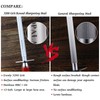 Sharpening Steel Knife Sharpener Rod Round 12 Inches Honing Steel