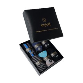 Aytuğ Men Socks Modal by Tencel 6 Pairs of Socks With a Gift Box Ankle socks (US, Alpha, Medium, Large, Regular, Regular, Black Blue)
