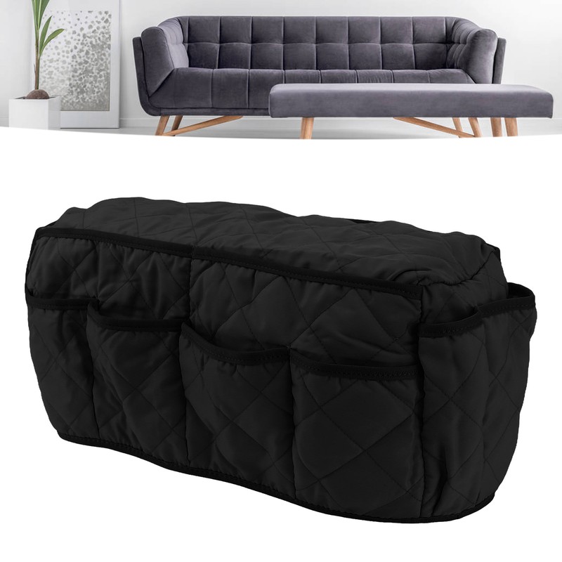 Arm Chair Bedside Storage Organizer Waterproof Pocket Sofa Arm Cover