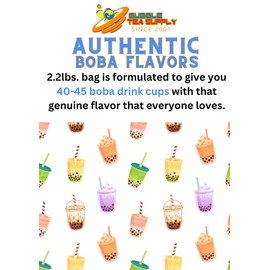 Butterfly Pea Mix for Flavored Boba Bubble Tea Powder for Milk Tea Premium Instant Drink Mix - 2.2 LB bag for 40-45 Servings - Just Add Tapioca Pearls by BUBBLE TEA SUPPLY