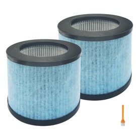 IZSOHHOME Compatible with TOPPIN TPAP002 HEPA Air Purifier Comfy Air C1,4 in 1 High-Efficiency HEPA Filters,TPAP002(2 Packs)