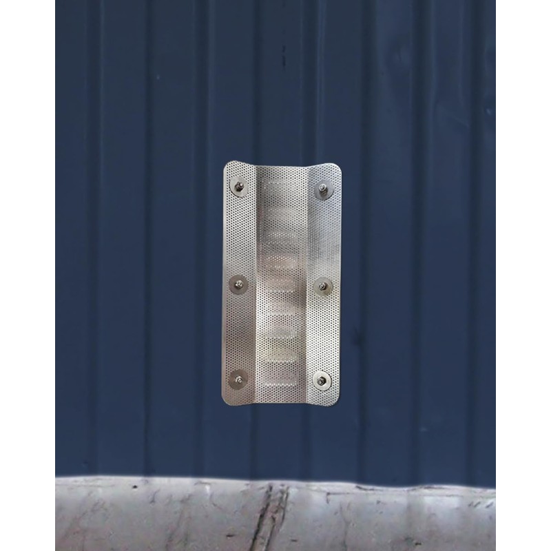 Shipping Container Vent, Cross Flow Ventilation, for Preventing Condensation and