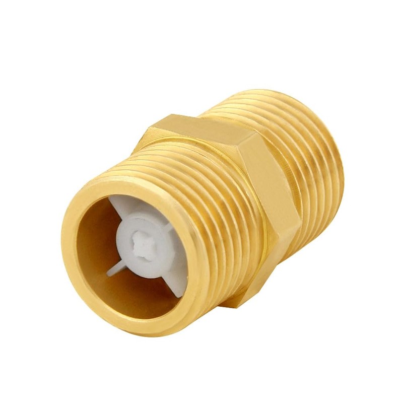 Hooshing Brass Check Valve 1/2" Male to 1/2" Male Thread