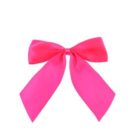 Zac's Alter Ego Large Satin Bow with Tails on Mini Barrette