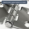 Boat Stainless Steel Strap Hinges for Marine RV Skylight Locker
