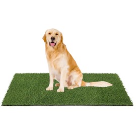 SHACOS Artificial Grass Pad for Dogs 50x100cm Potty Training Grass Pee Pad Reusable Dog Training Pads Fake Grass for Dogs to Pee on Potty Training Fake Turf with Drainage Holes Yard Patio Balcony