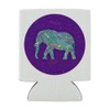 Mosaic Elephant Can Cooler - Drink Sleeve Hugger Collapsible Insulator