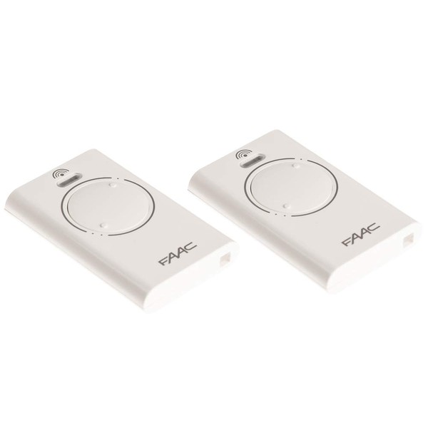 2 FAAC XT2 868 SLH White XT2-868-SLH Garage Door Remote