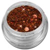 Glamour Mix Glitter Powder Red Orange Nail Art