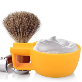 BIUDECO Elegant Shaving Bowl Shaving Equipment Shave Cup for Men Travel Shave Soap Idea