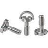 LUORNG 3PCS 1/4-20 Thread D-Ring Stainless Steel Camera Fixing Screws,