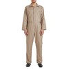 TopTie Blended Long Sleeve Coverall for Men, Khaki Coverall Regular