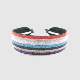 Lala 라라 트윙클 스트라이프 헤어밴드 P-레드(LALAH078) Lala Twinkle Stripe Hairband P-Red (LALAH078)
