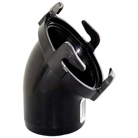 Valterra T1025 Hose Adapter - 45°, Black