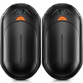 AI Hand Warmers Rechargeable 2 Pack,6000mAh Rechargeable Hand Warmer,20Hrs Long Heating Electric Hand Warmer,Portable Pocket Heater,Gifts for Christmas,Camping,Stocking Stuffers,Gifts for Men