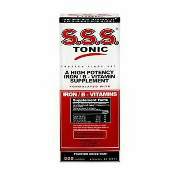 SSS Tonic High Potency Iron & B Vitamin Supplement Blood