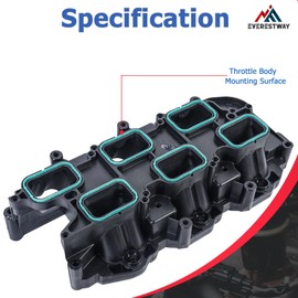 EVERESTWAY 05184199AF Lower Intake Manifold Compatible with Jeep Grand Cherokee Chrysler 300 Town&Country Dodge Ram 1500 Charger V6 3.6L