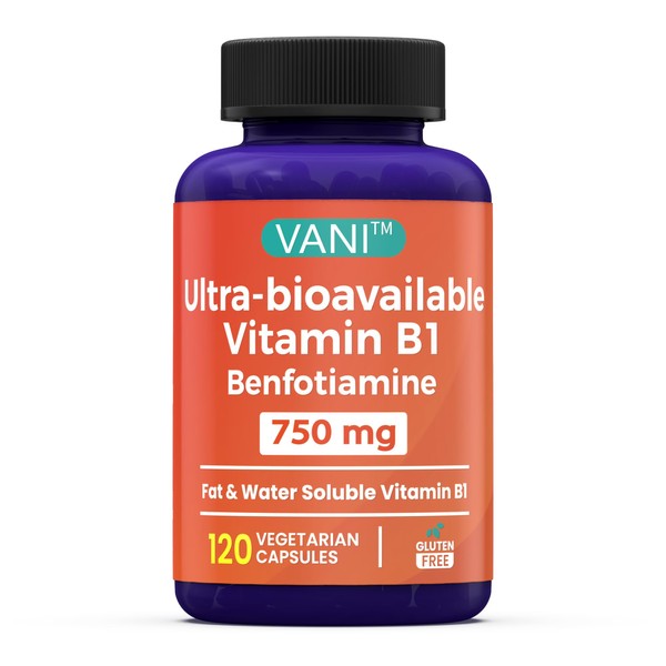 VANI 750MG Benfotiamine with B1, 5X Time Fat & Water