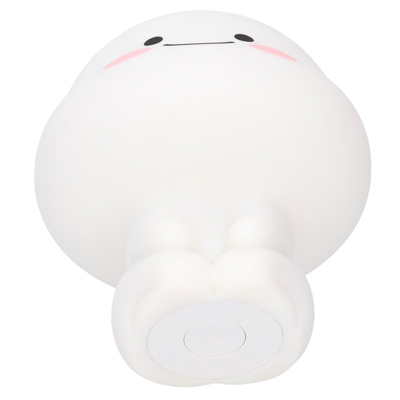 Silicone Night Light USB Charging Touch Sensing Timing Bedside Lamp