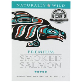 Alaska Smokehouse Premium Smoked Salmon, 4 Ounce Gift box