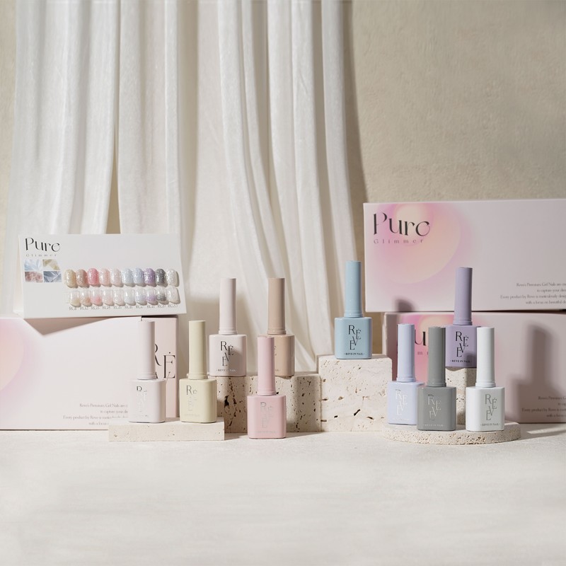 classic nail Revzel Pure Glimmer 10-piece set / 레브젤 퓨어글리머
